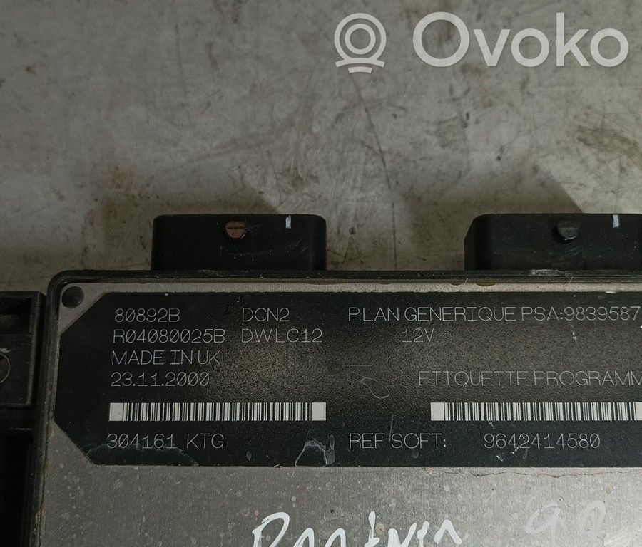 Engine control unit/module   80892B