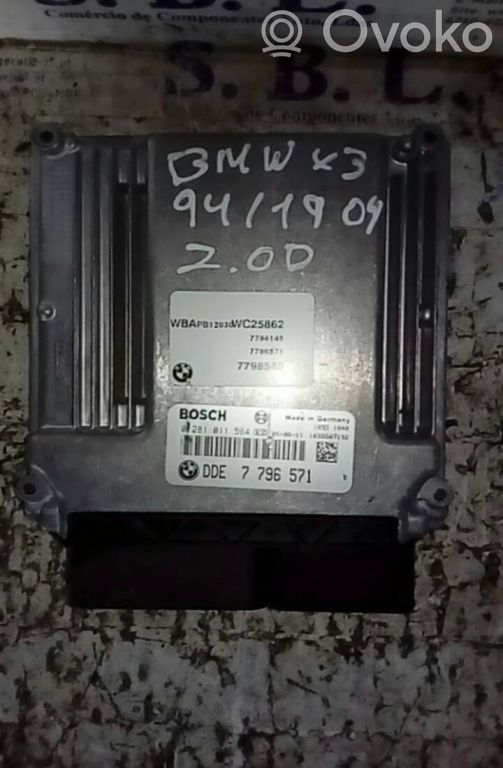 Unidad de control/módulo del motor   DDE7796571,571,796