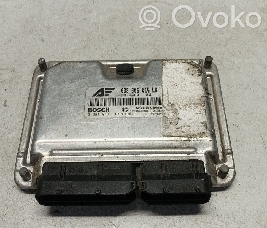 Engine control unit/module   038906019LR,0281011143,FILIPE