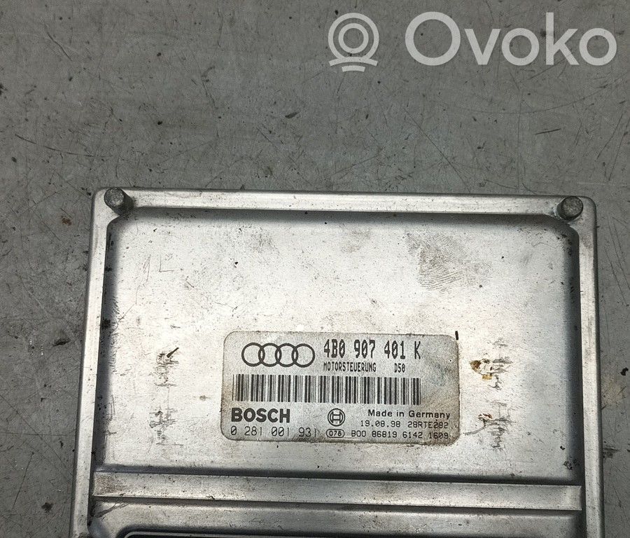 Unidad de control/módulo del motor   0281001931,ZACK