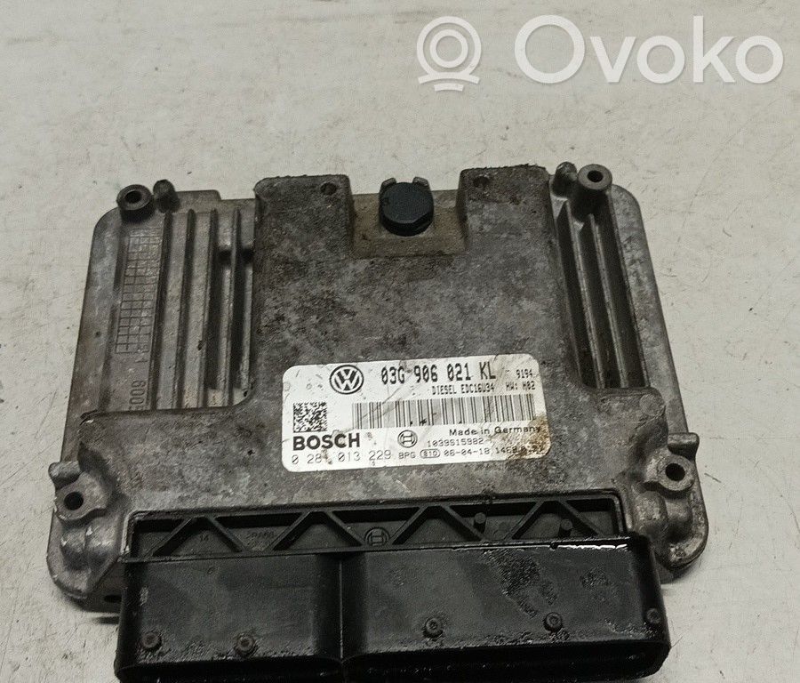 Unidad de control/módulo del motor   03G906021KL,0281013229,AA352024,FILIPE