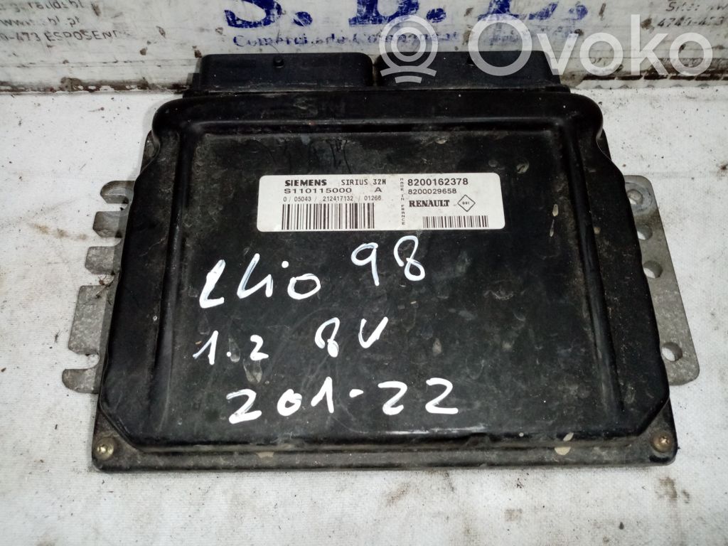 Moottorin ohjainlaite/moduuli   S110115000,8200162378,BRUNO