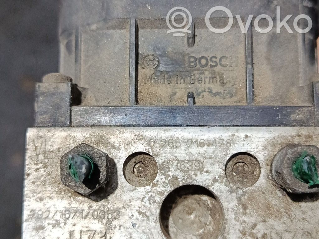 ABS Steuergerät   0265216478,0353,ZACK