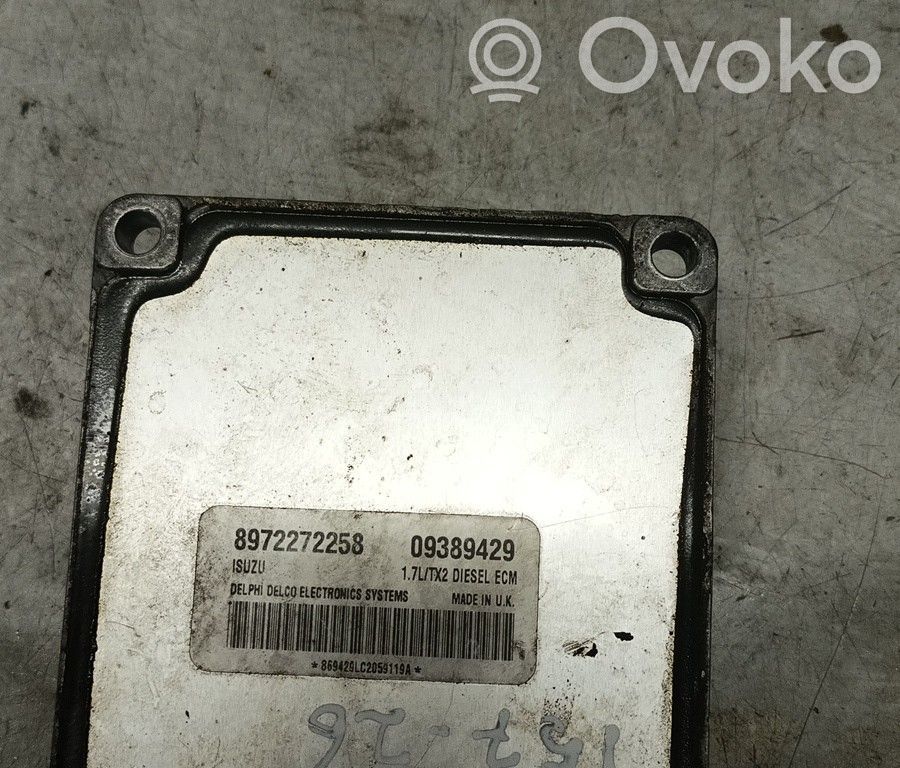 Motorsteuergerät/-modul   09389429,ZACK