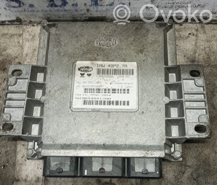 Engine control unit/module   IAW48P27A,9644041780,BRUNO