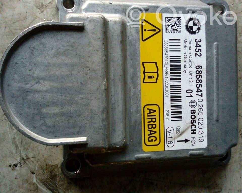 BMW X3 F25 Sterownik / Moduł Airbag 
