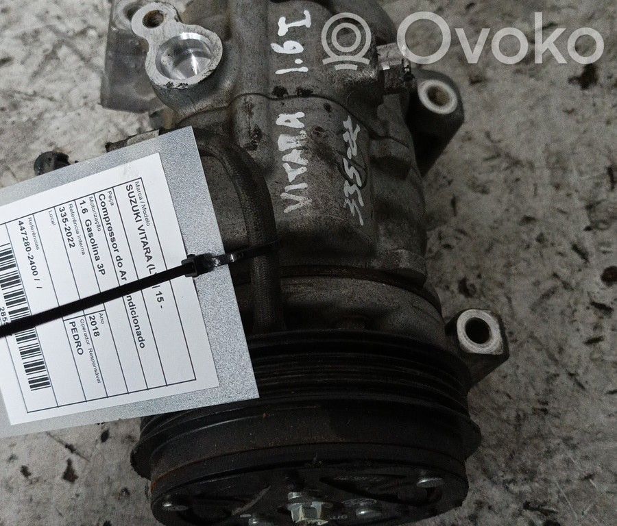Ilmastointilaitteen kompressorin pumppu (A/C)   4472802400,PEDRO