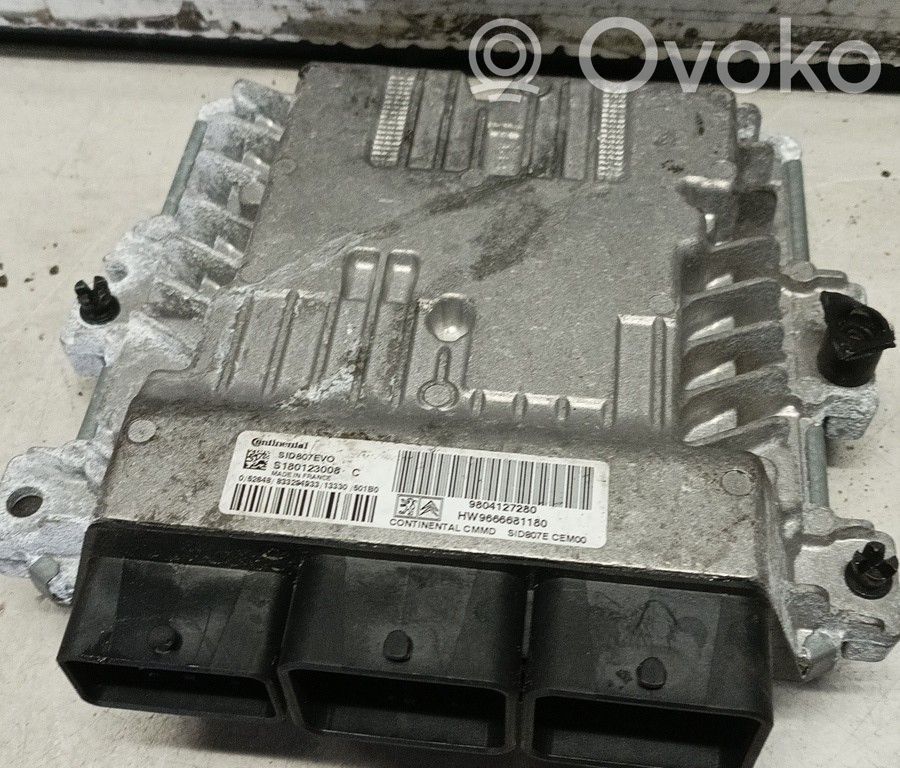 Engine control unit/module   S180123008C,9804127280,BRUNO