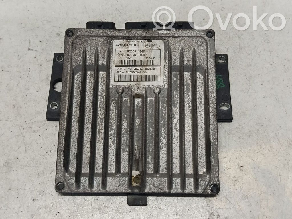 Unidad de control/módulo del motor   8200911560,8200619409,ZACK
