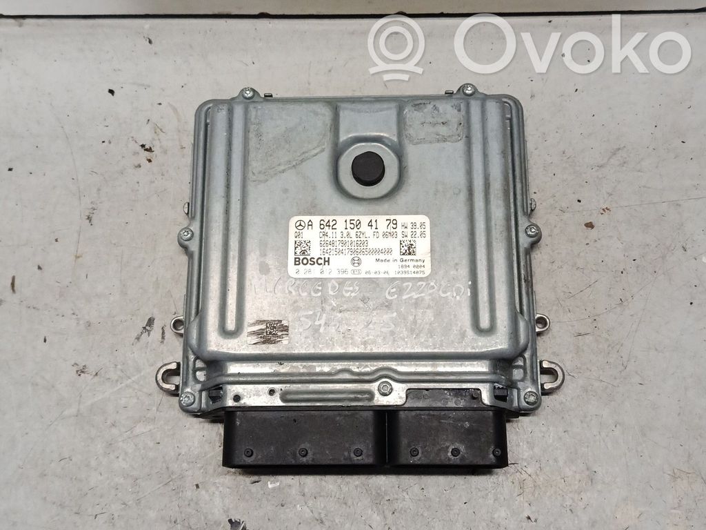 Unidad de control/módulo del motor   A6421504179,0281012396,ZACK