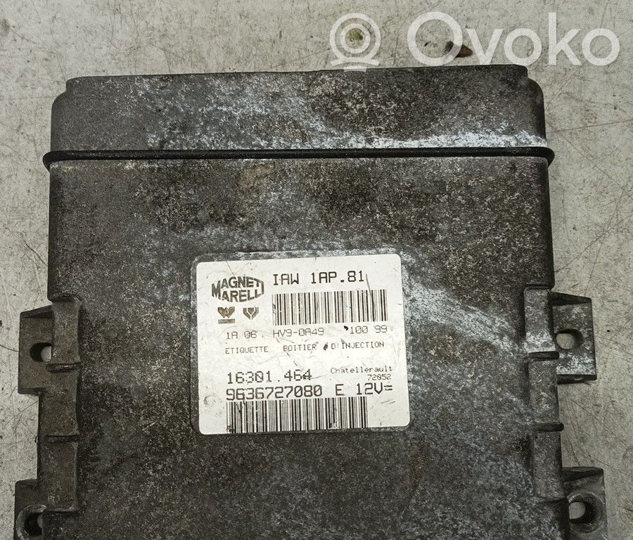 Unidad de control/módulo del motor   9636727080,ZACK