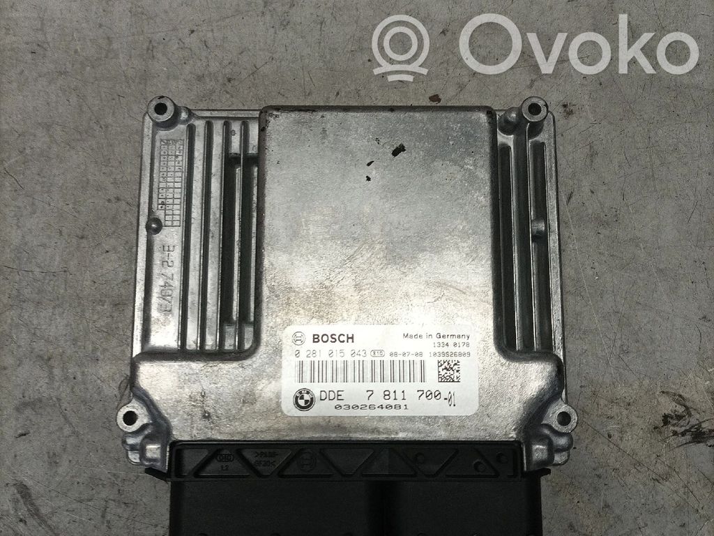 BMW 5 E60 E61 Unidad de control/módulo del motor 