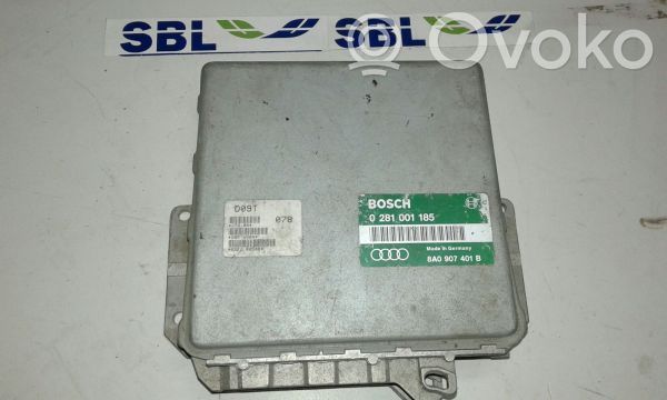 Engine control unit/module   BOSCH0281001185,0281001185,AUDI8A0907401B