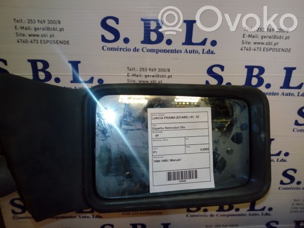 Lancia Prisma Espejo lateral eléctrico de la puerta delantera 