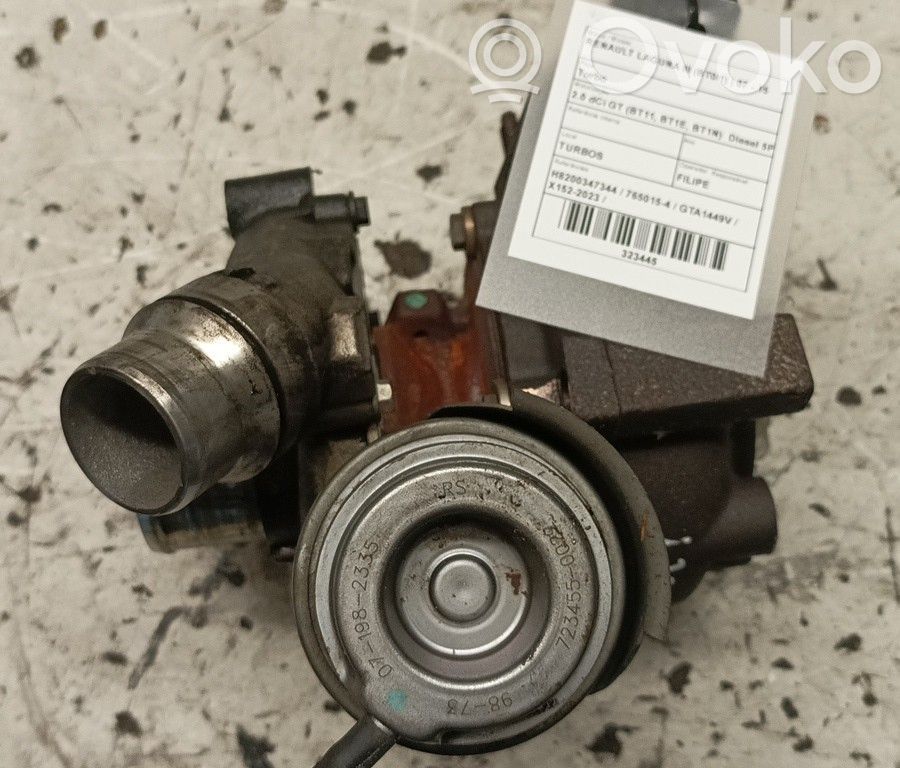 Turboahdin   H8200347344,7650154,FILIPE,GTA1449V,X1522023