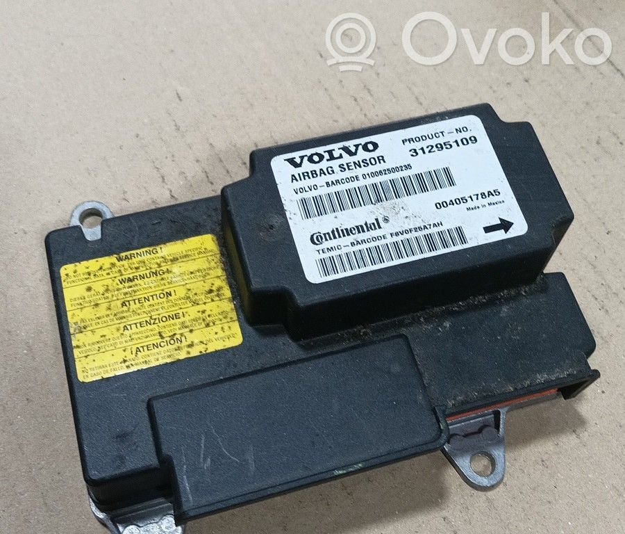 Unidad de control/módulo del Airbag   31295109,00405178A5,BRUNO