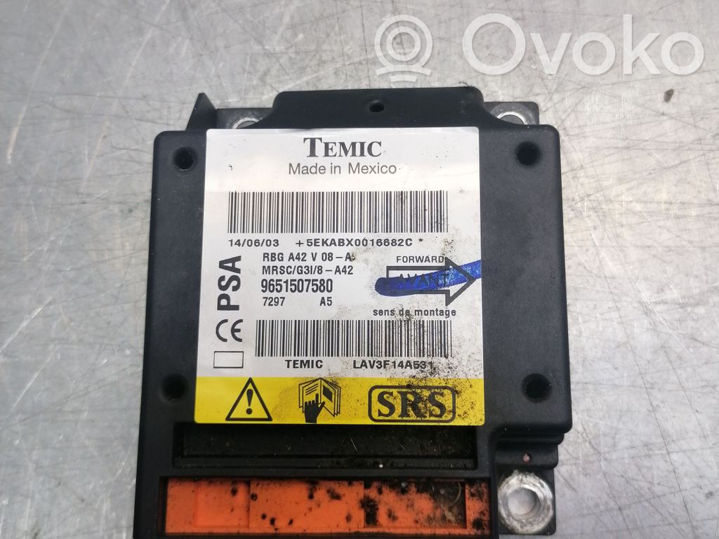 Citroen C3 Airbag control unit/module 