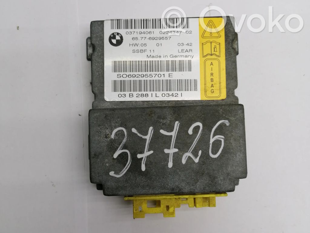 Airbag control unit/module   65776929557,SO692955701E