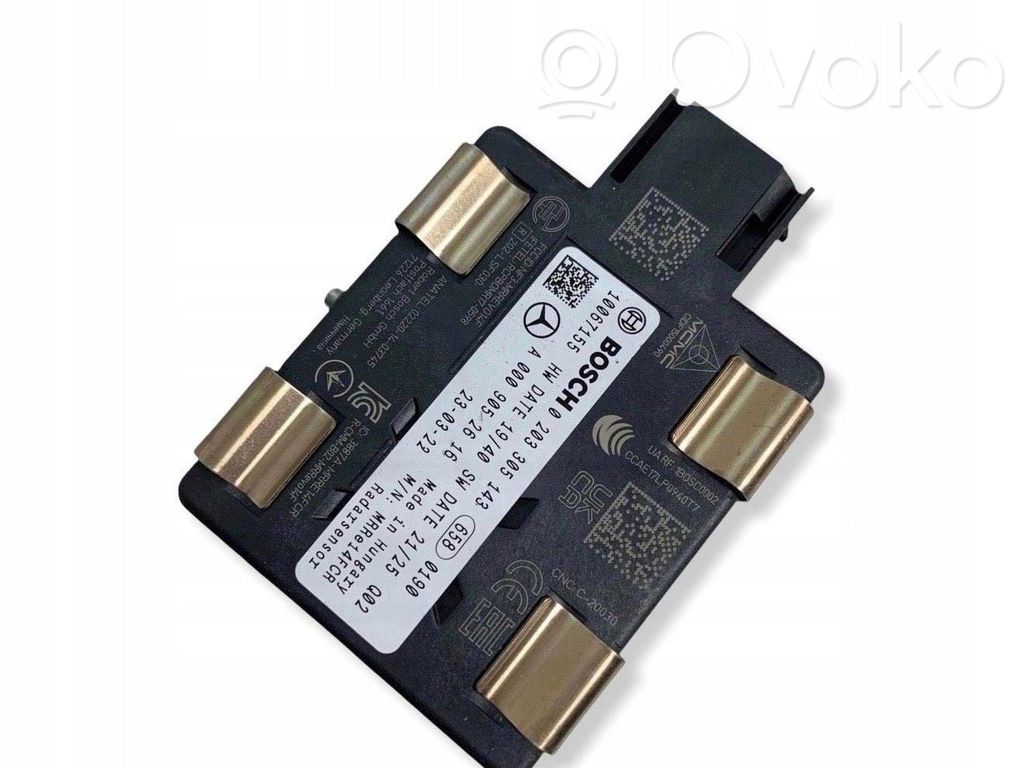 Mercedes-Benz A W177 AMG Sensor de radar Distronic 