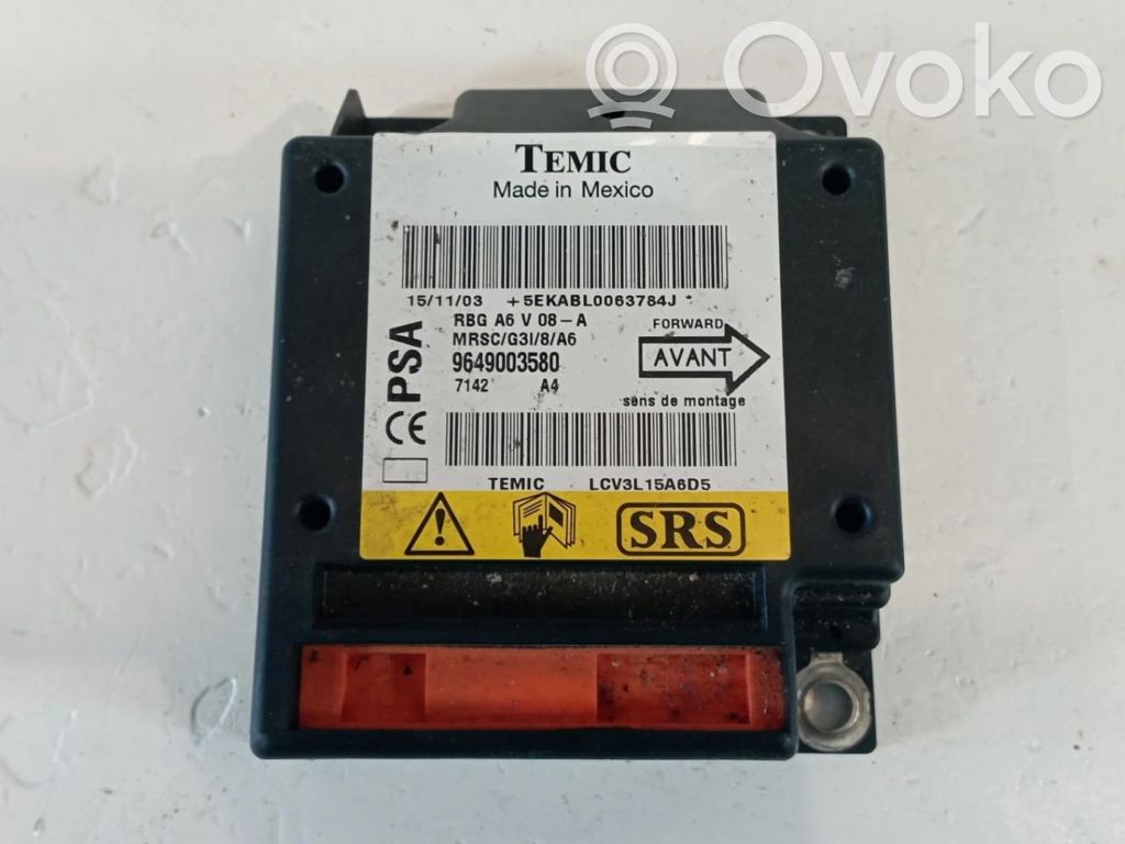 Citroen C3 Airbag control unit/module 