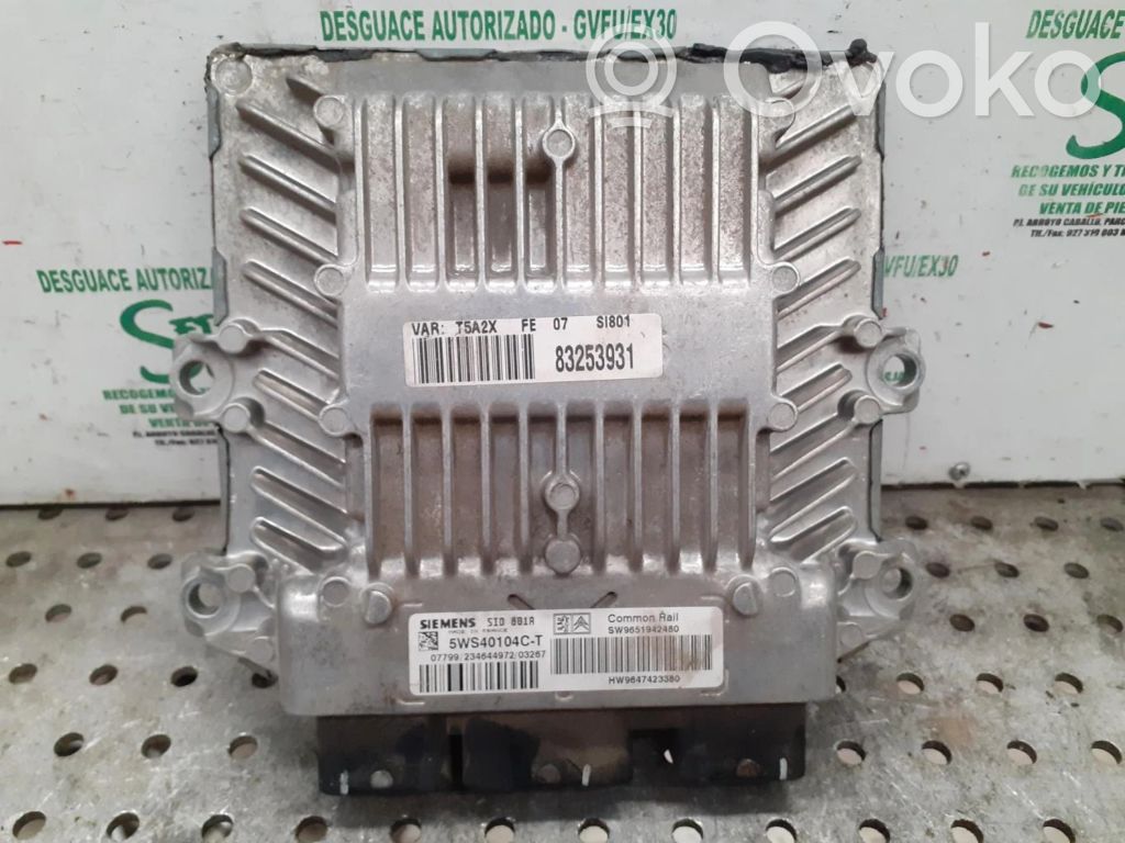 Peugeot 307 Engine control unit/module ECU 