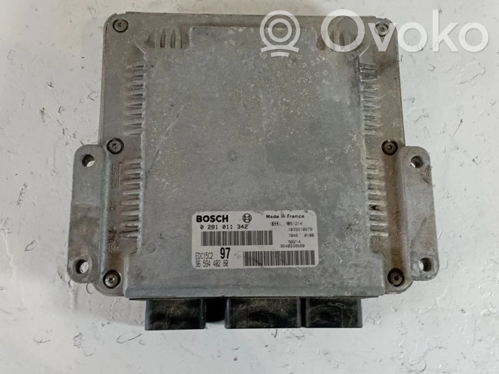 Citroen Jumpy Unidad de control/módulo ECU del motor 