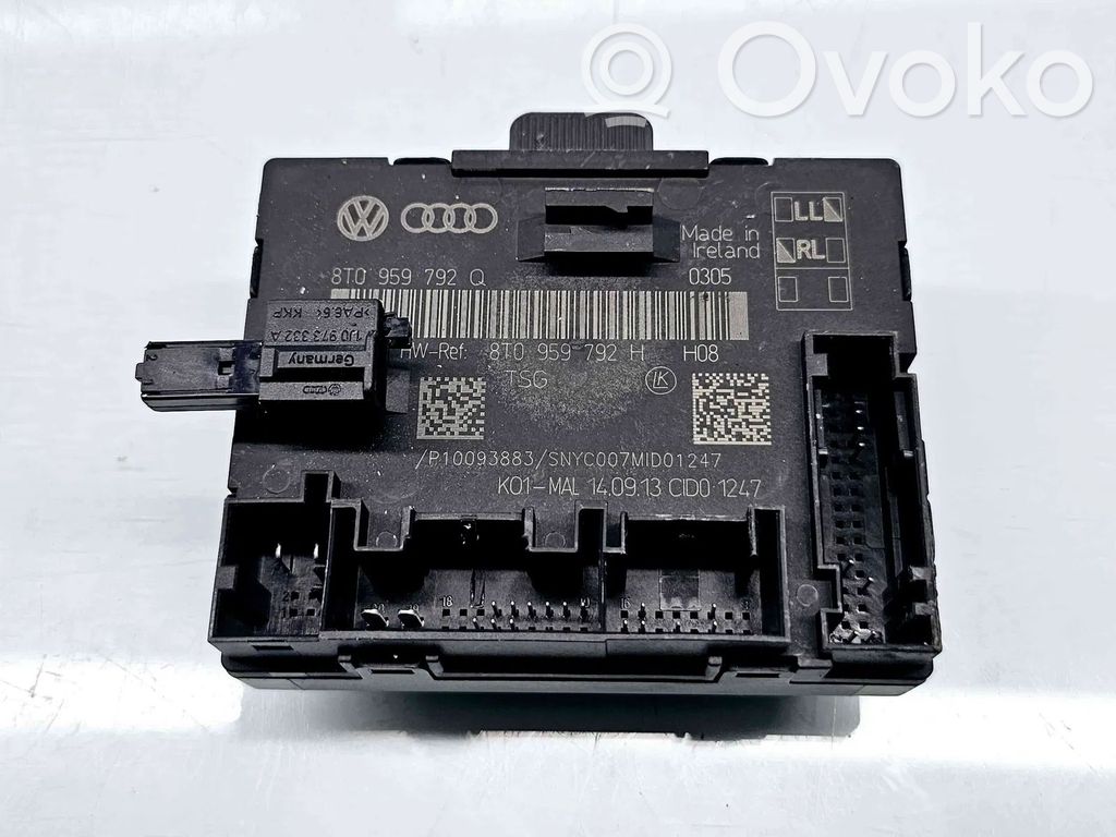 Audi A5 Sportback 8TA Modulo comfort/convenienza 