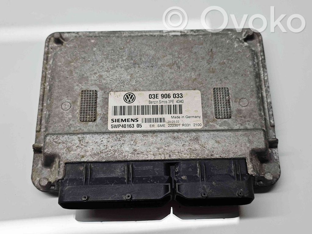 Volkswagen Polo IV 9N3 Unitate control motor/modul ECU 