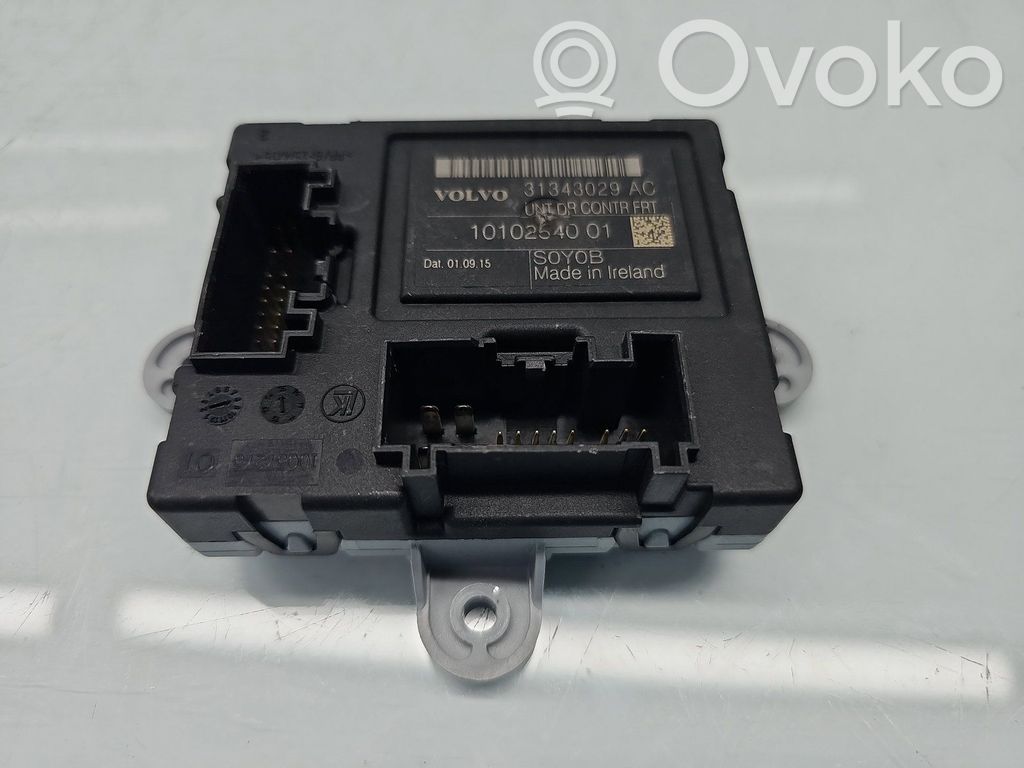 Volvo S80 Comfort/convenience module 