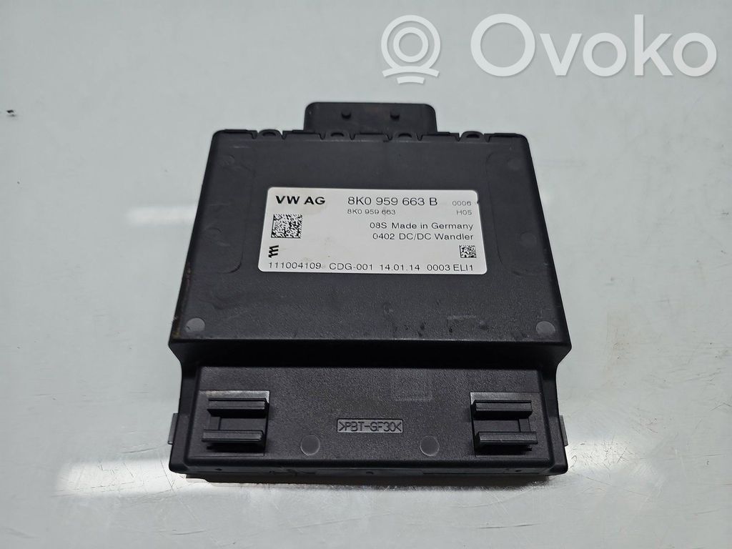 Module confort   8K0959663B