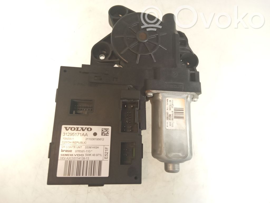 Volvo V50 Silnik regulatora szyby drzwi przednich 