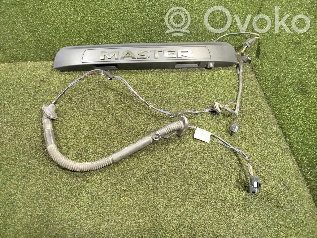Renault Master III Trunk door license plate light bar 