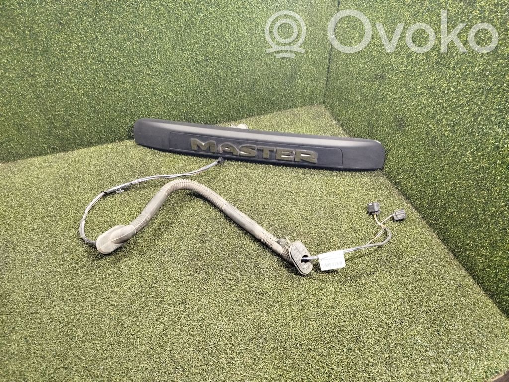 Renault Master III Trunk door license plate light bar 