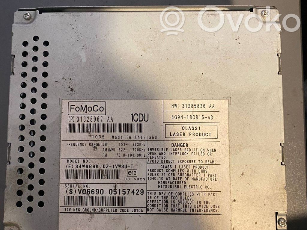 Volvo V70 Panel / Radioodtwarzacz CD/DVD/GPS 