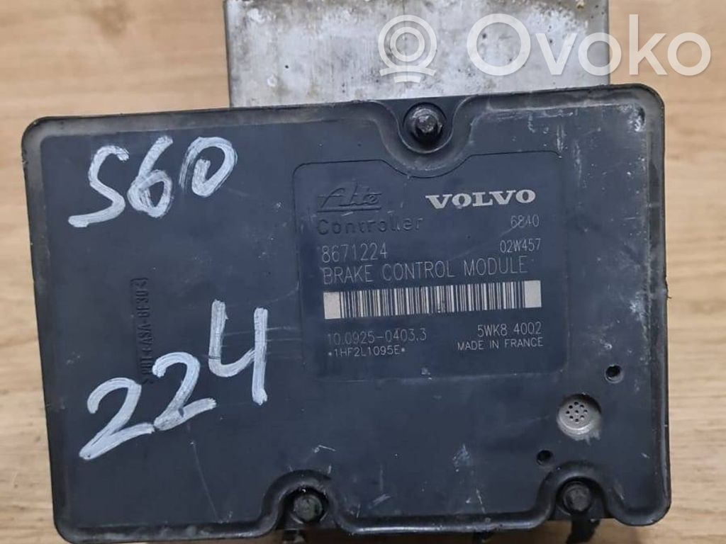 Volvo S60 ABS bloks 