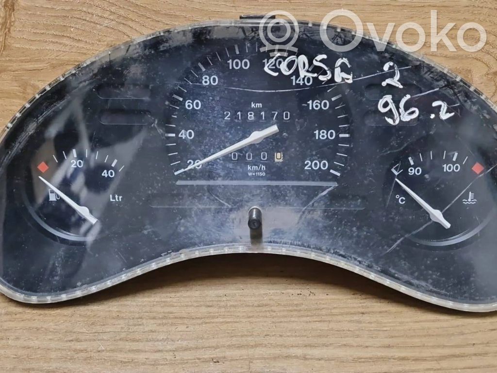 Opel Corsa B Spidometrs (instrumentu panelī) 