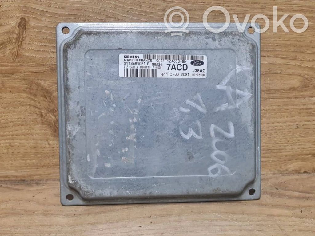 Ford Ka Engine control unit/module 
