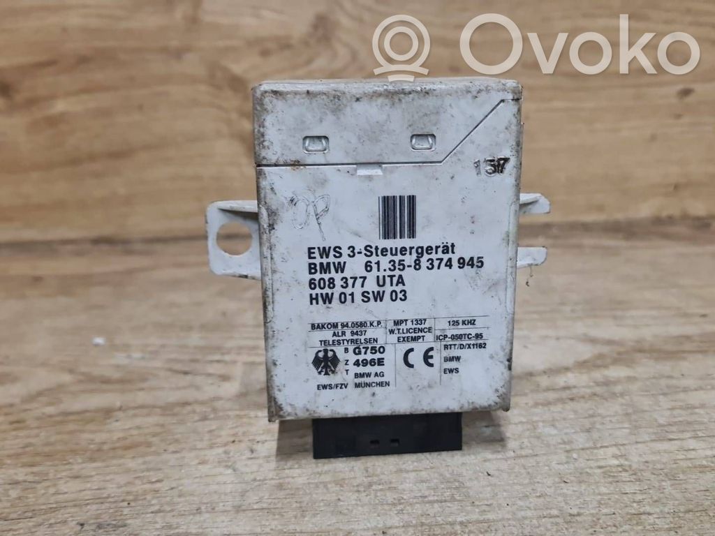BMW 5 E39 Immobilizer control unit/module 