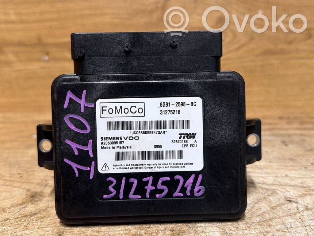 Volvo S80 Module de commande de frein à main 