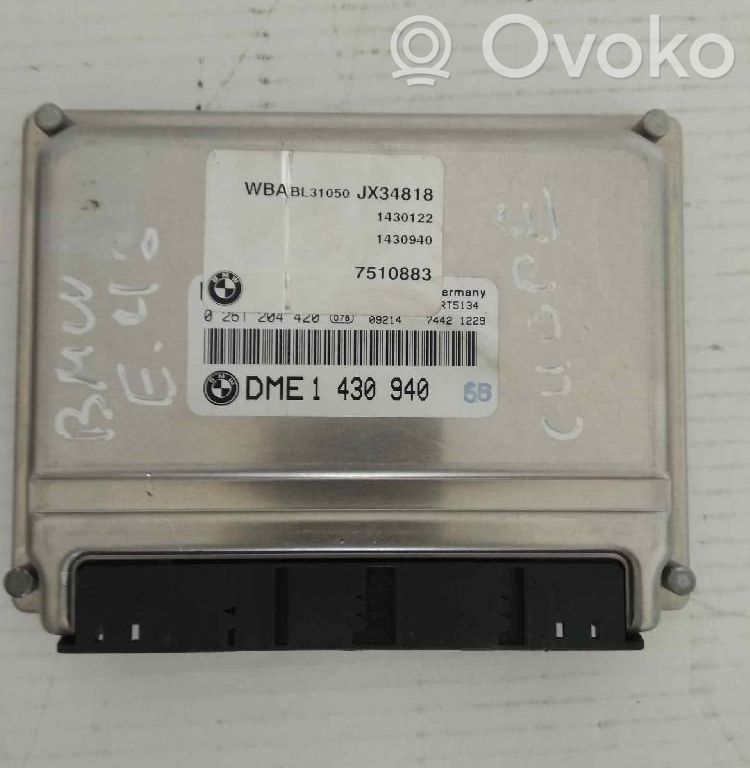 BMW 3 E46 Engine control unit/module 