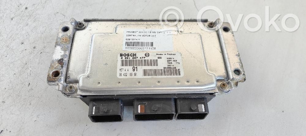 Peugeot 206 CC Sterownik / Moduł ECU 