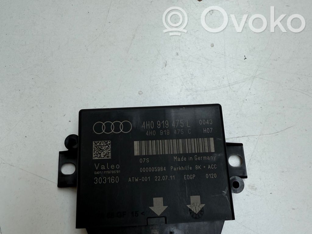 Parking PDC control unit/module   4H0919475L,303160,000005984,4H0919475C