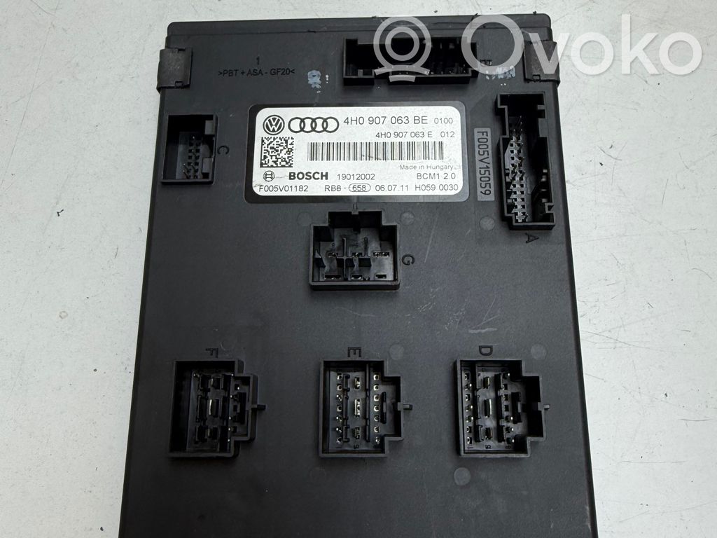 Audi A6 S6 C7 4G Module confort 