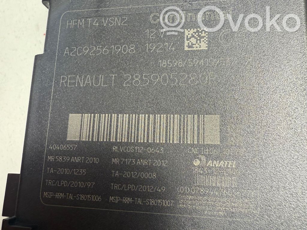 Renault Clio IV Užvedimo spynelė 