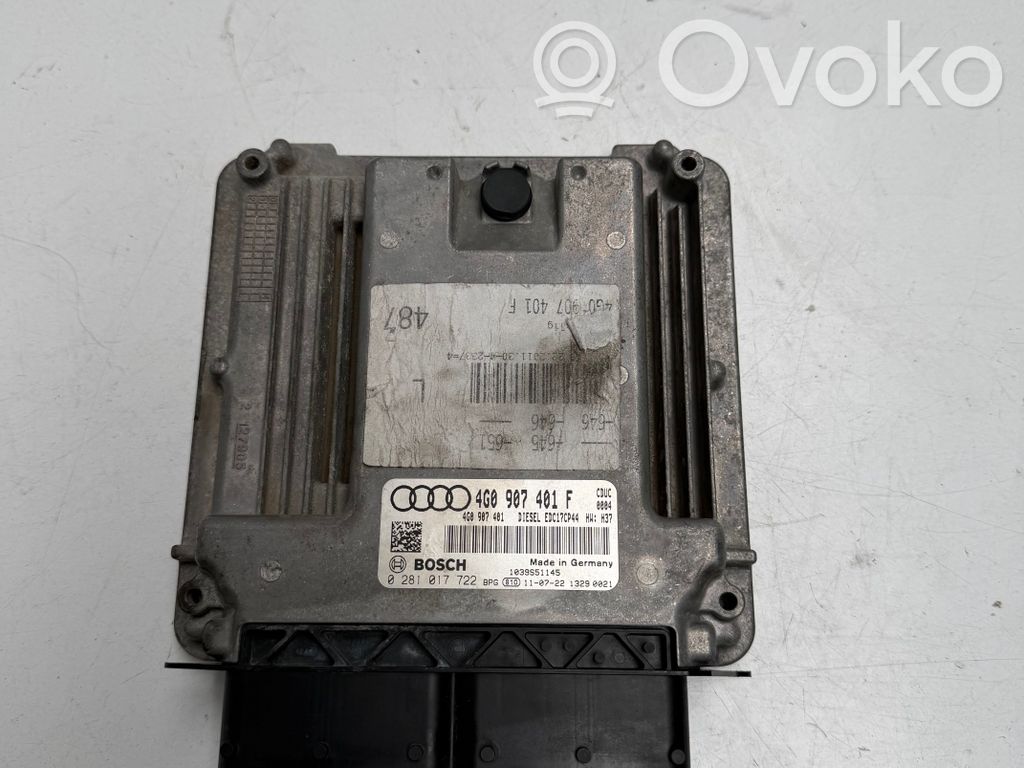 Audi A6 S6 C7 4G Engine control unit/module 