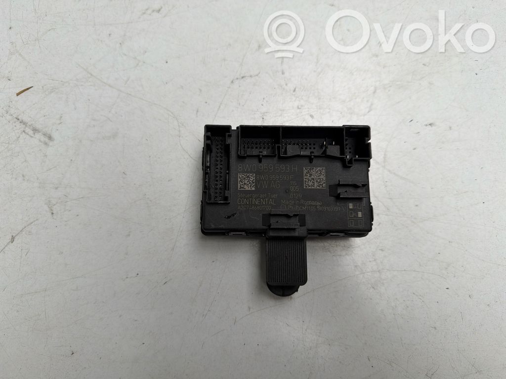 Audi A4 S4 B8 8K Unidad de control/módulo de la puerta 