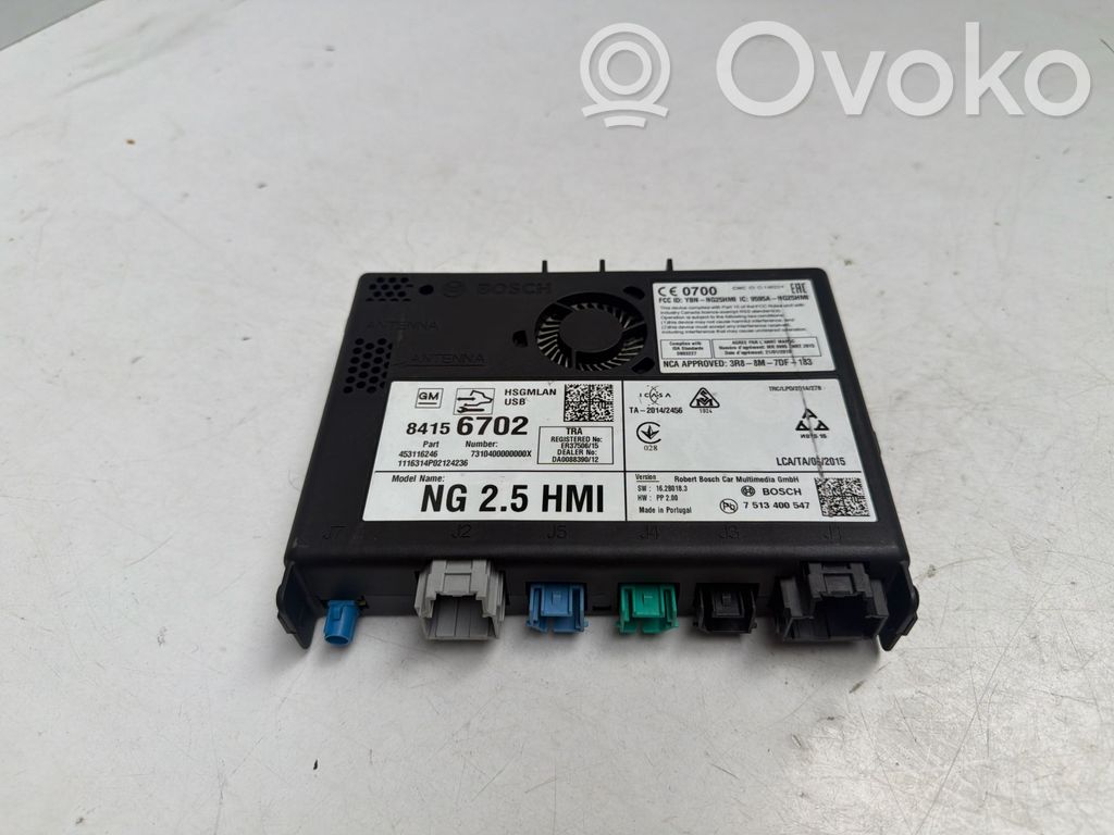 Opel Astra K Radio/CD/DVD/GPS head unit 