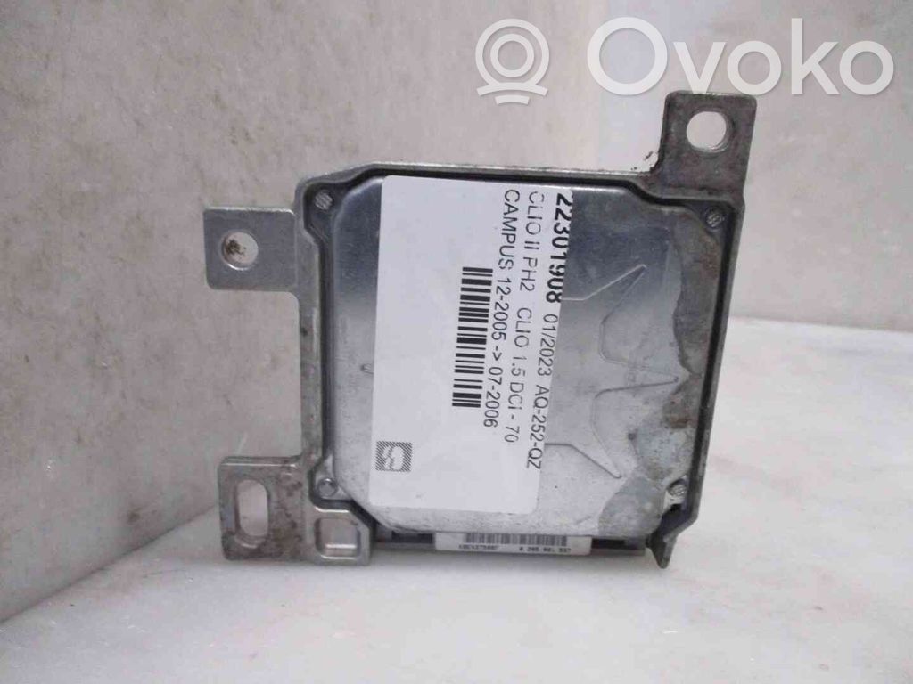 Renault Clio II Centralina/modulo airbag 