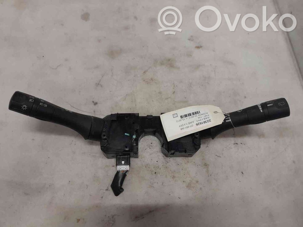 Nissan Juke I F15 Interruptor/palanca de limpiador de luz de giro 