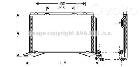 Radiator răcire A/C (condensor)   2108300370,21602139,2500210,VDMS4